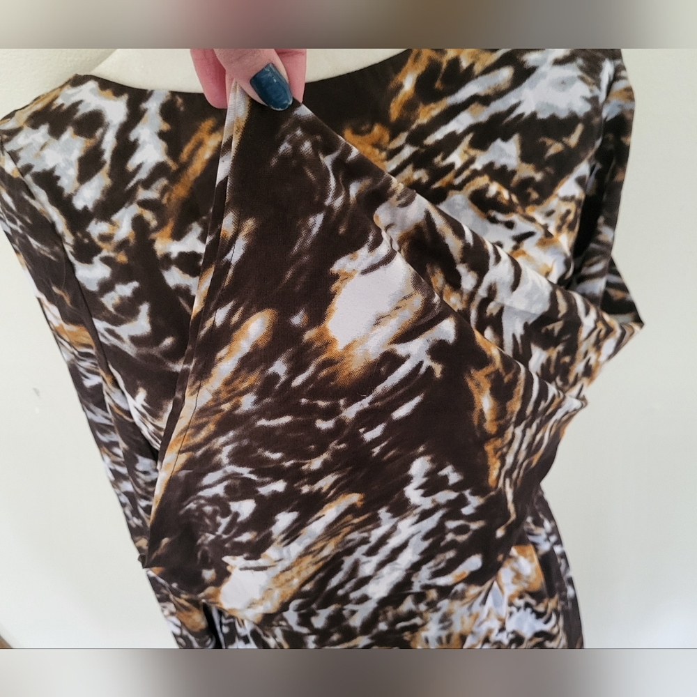 W118 by Walter Baker Women's Jessi Animal Print Dress Size Small India Brown - Picture 7 of 13